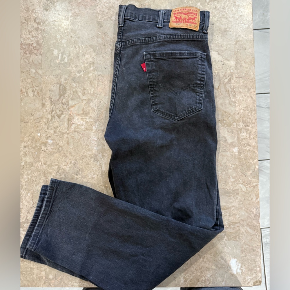Levi’s faded jeans